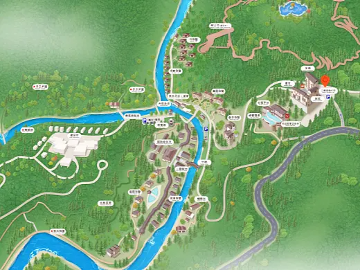 柳江结合景区手绘地图智慧导览和720全景技术，可以让景区更加“动”起来，为游客提供更加身临其境的导览体验。